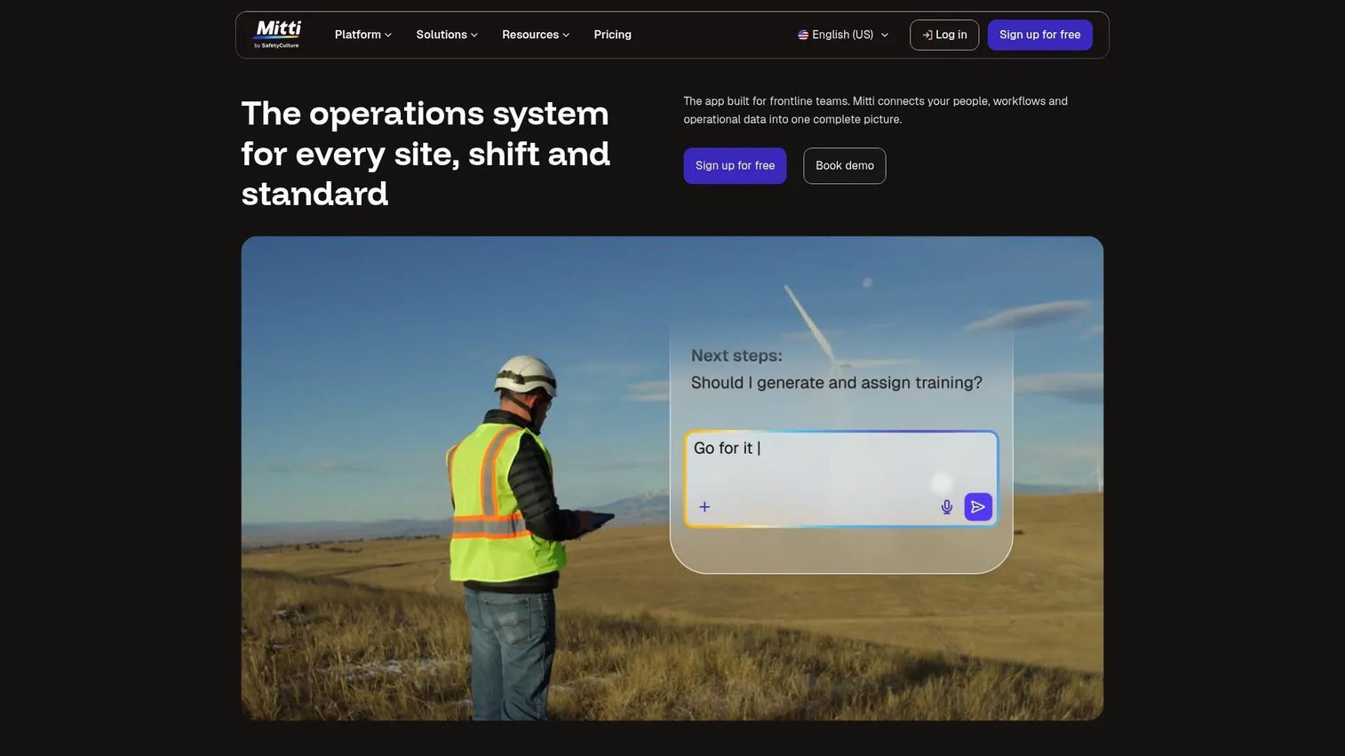 Mitti retail task management software dashboard for inspections, tasks, and issue reporting