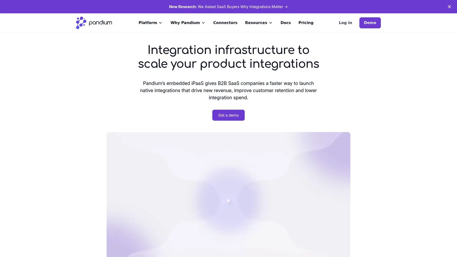 Pandium code-first embedded integration platform for native SaaS integrations.