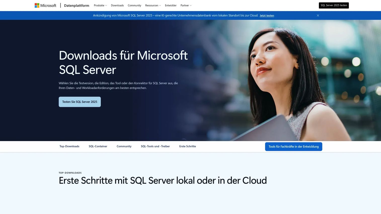Microsoft SQL Server Express desktop database management on Windows