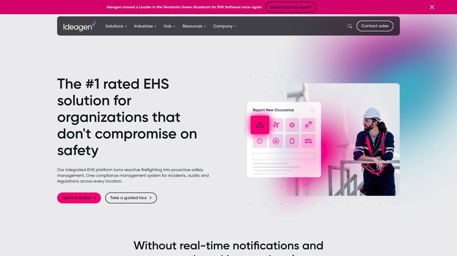ProcessMAP EHS management dashboard