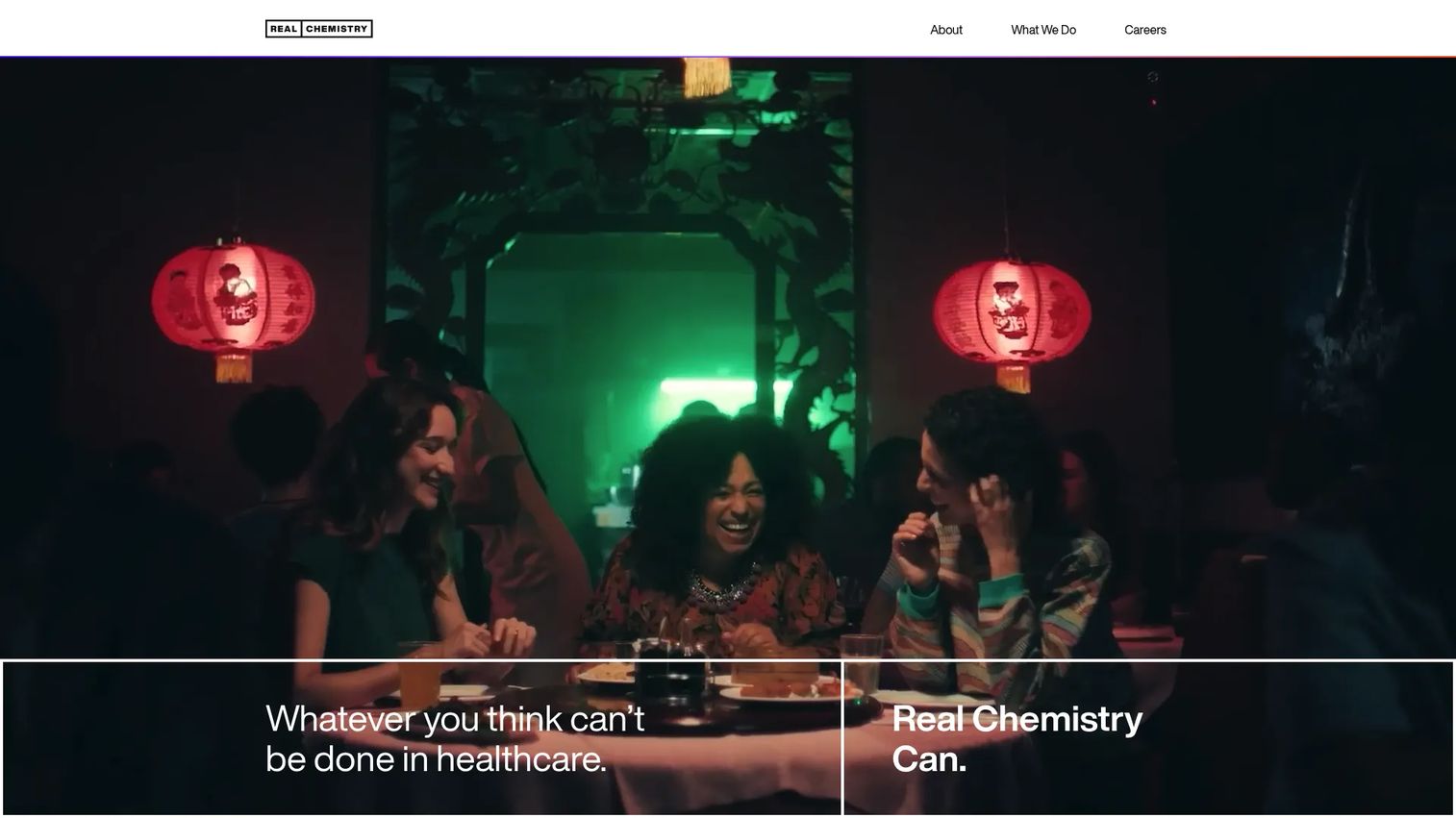 Real Chemistry homepage screenshot