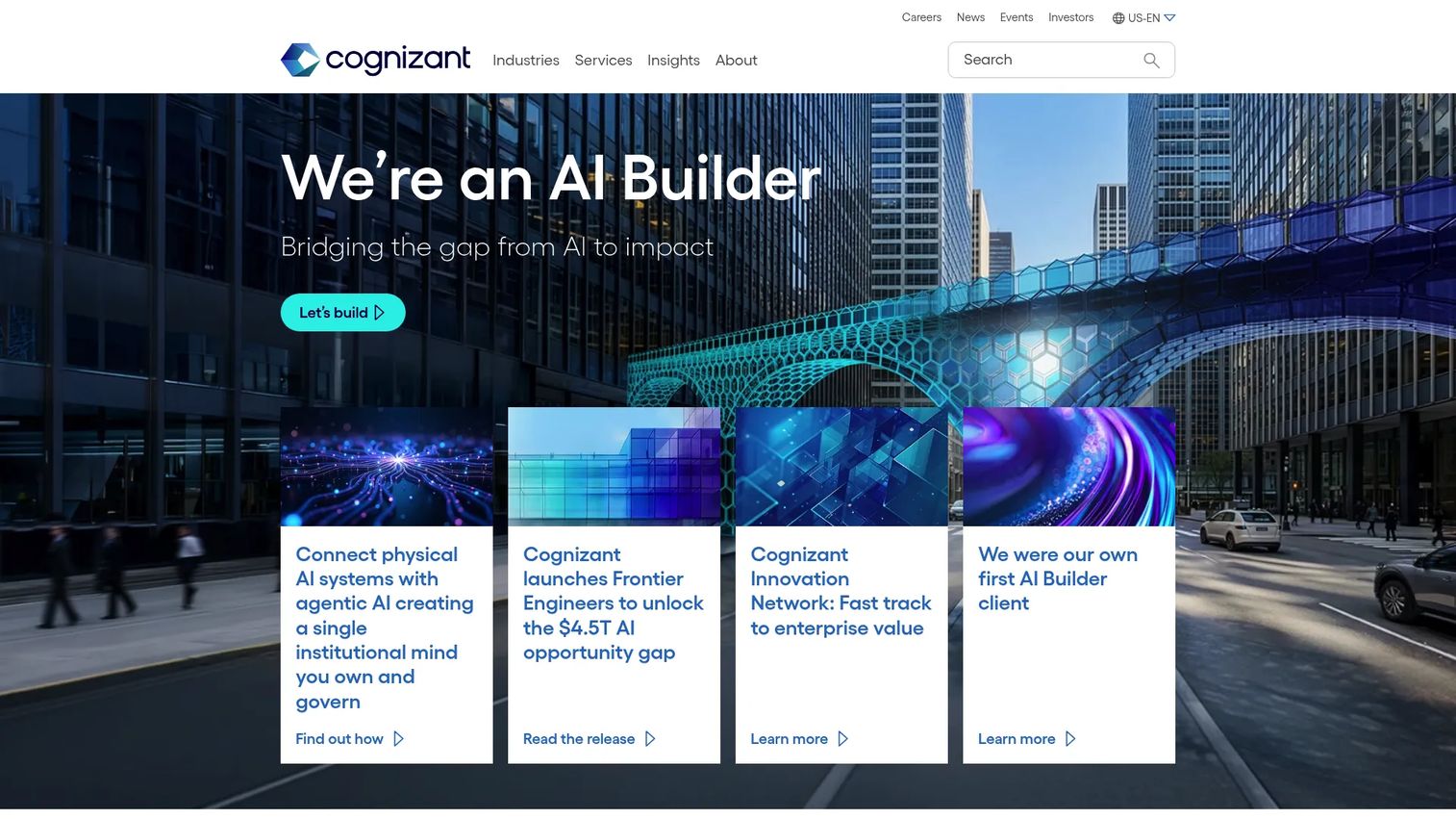 Cognizant digital workplace services for employee technology experience