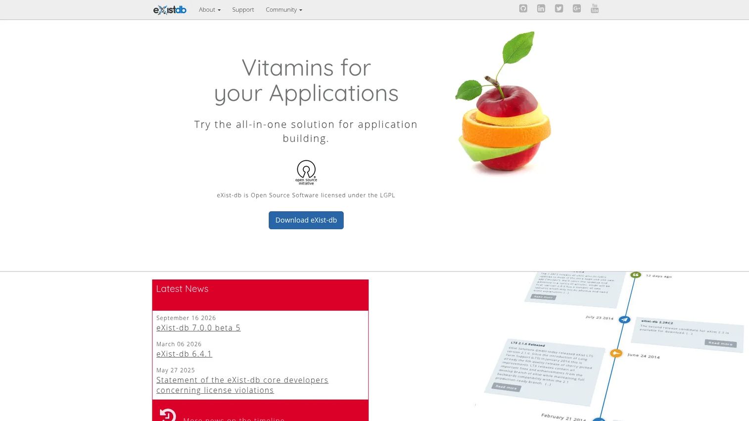 eXist-db native XML database for document-centric web applications