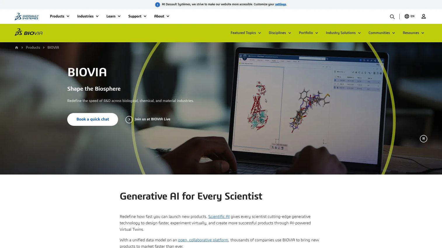 BIOVIA CISPro chemical inventory management system