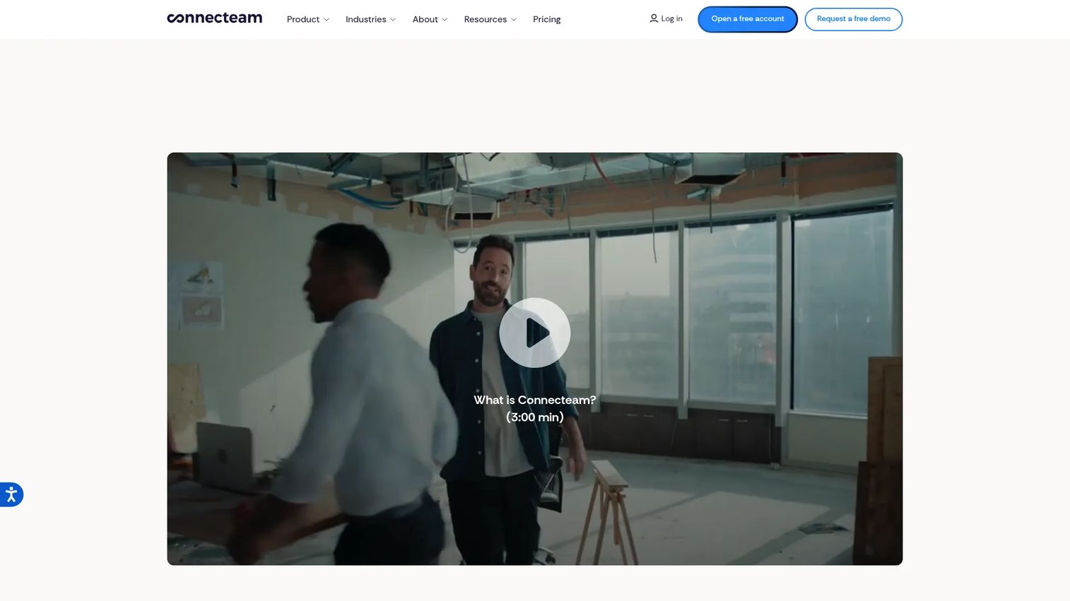 Connecteam restaurant scheduling software homepage