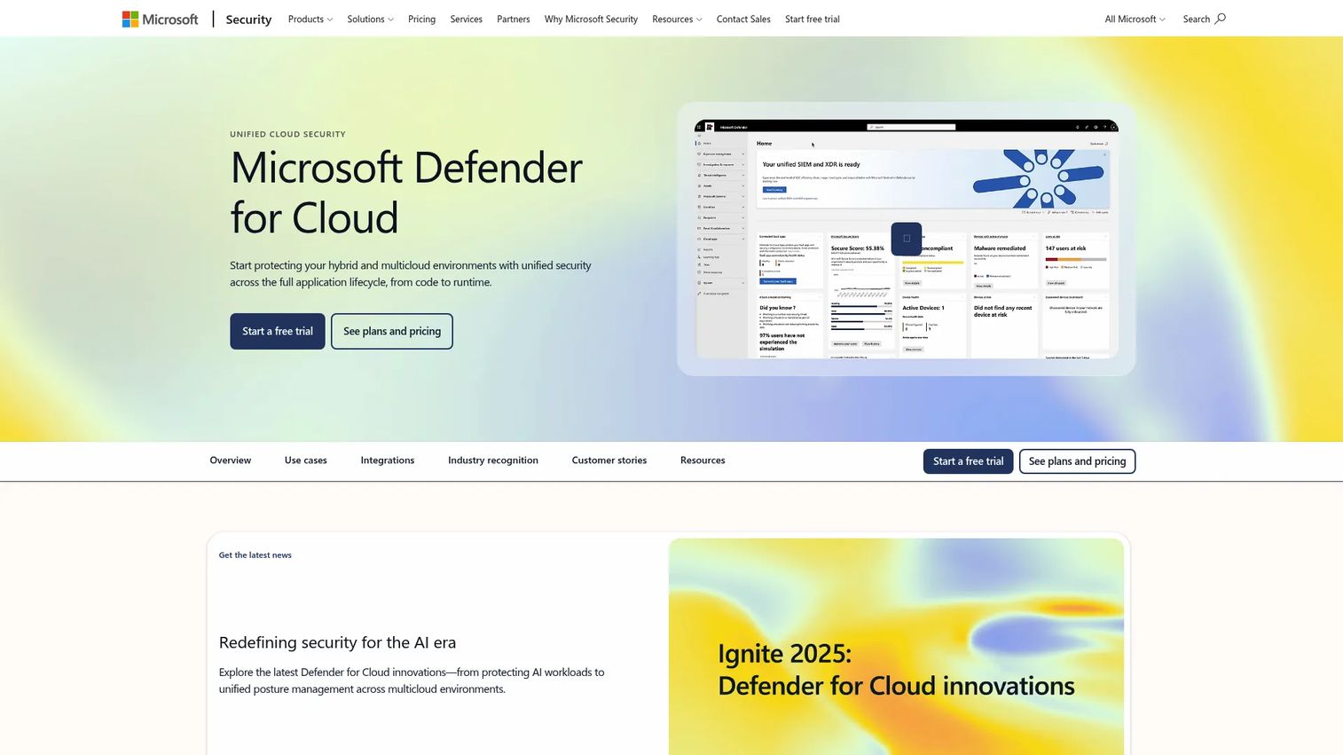 Microsoft Defender for Cloud security recommendations