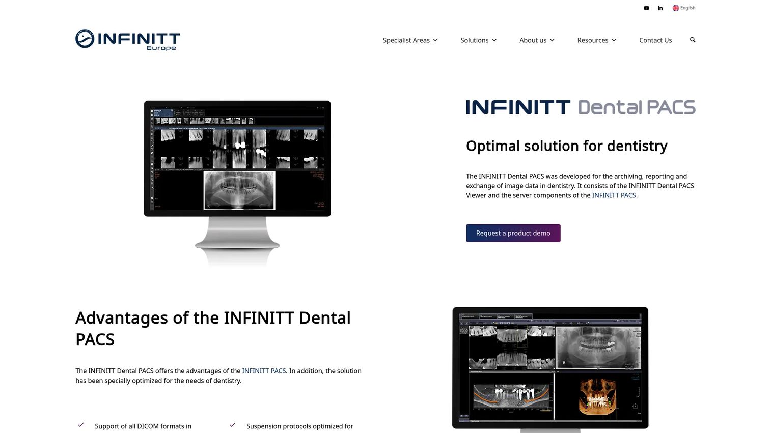 INFINITT Dental PACS image archiving software