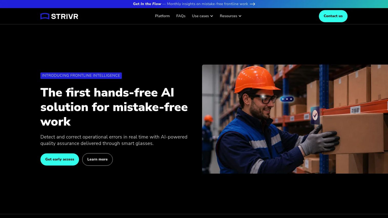 Strivr virtual reality training platform with enterprise learning analytics