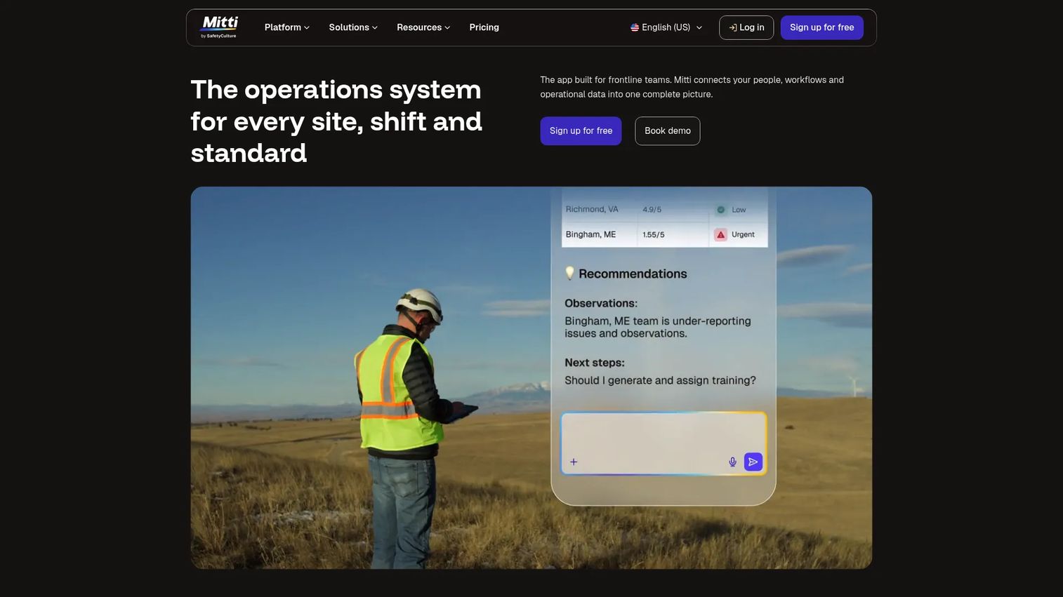 Mitti mobile ergonomic assessment software for workplace safety teams