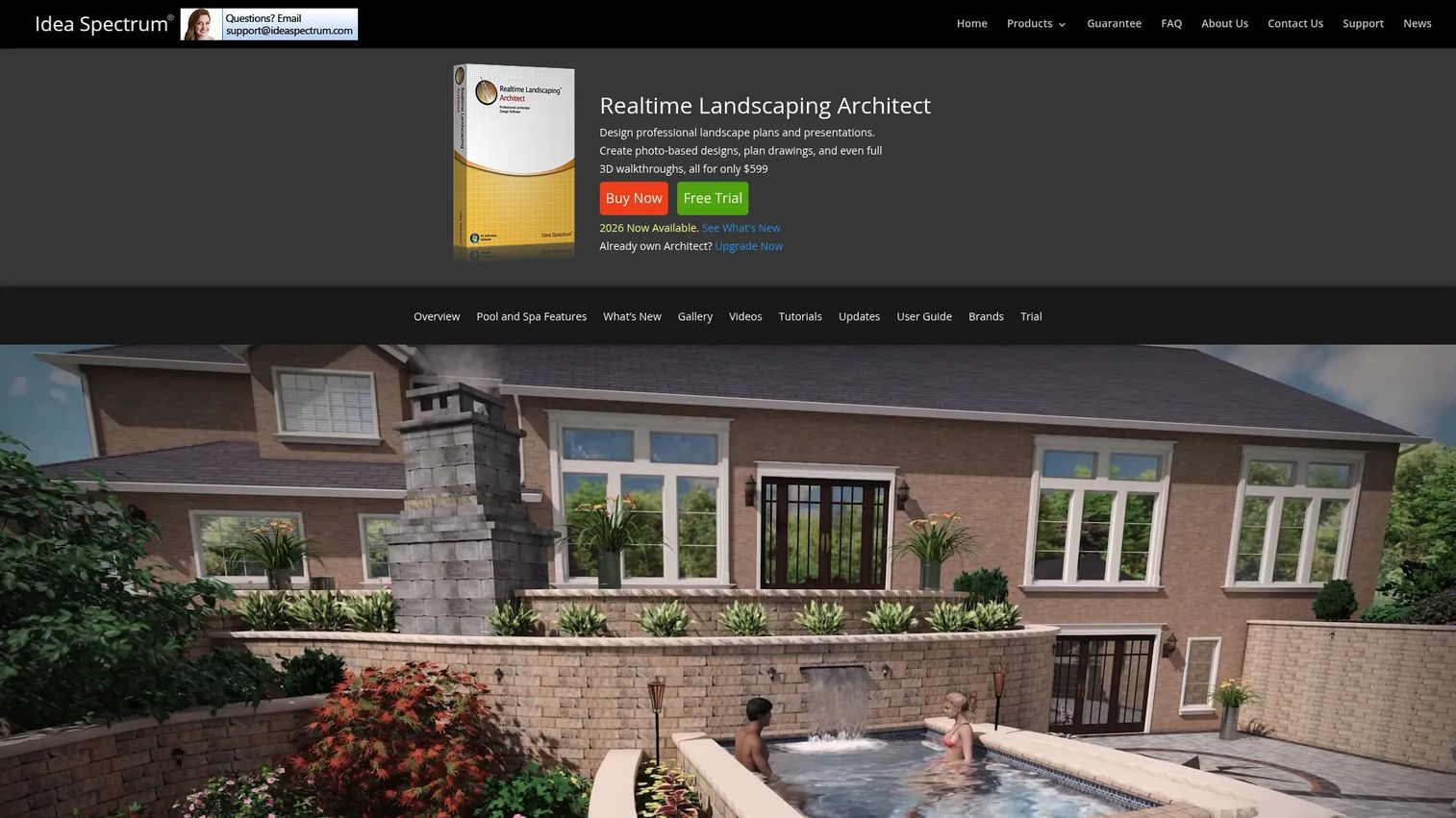 Realtime Landscaping Architect professional yard plan