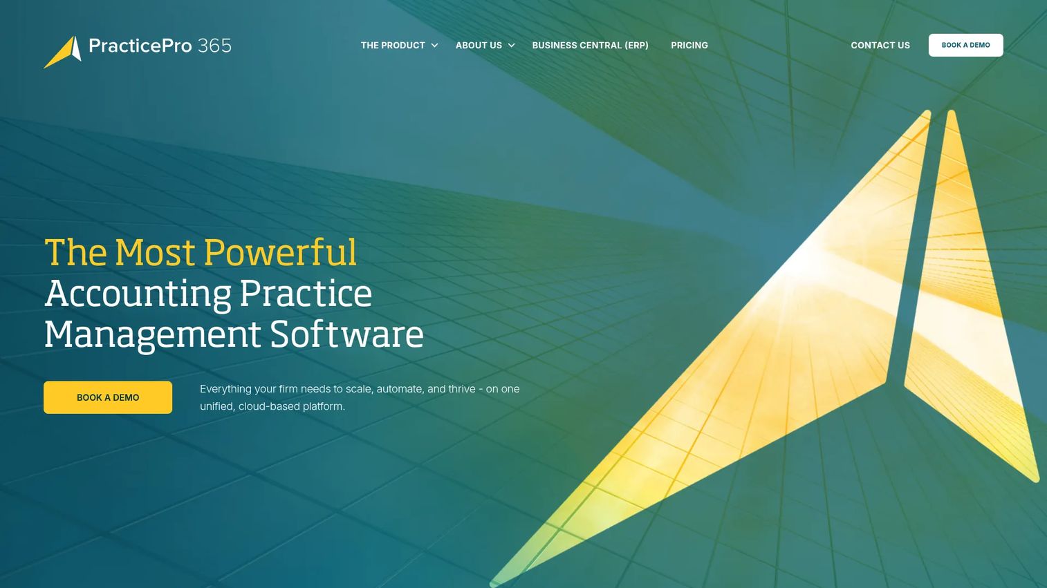 PracticePro 365 dashboard integrated with Microsoft 365 for CPA firms.