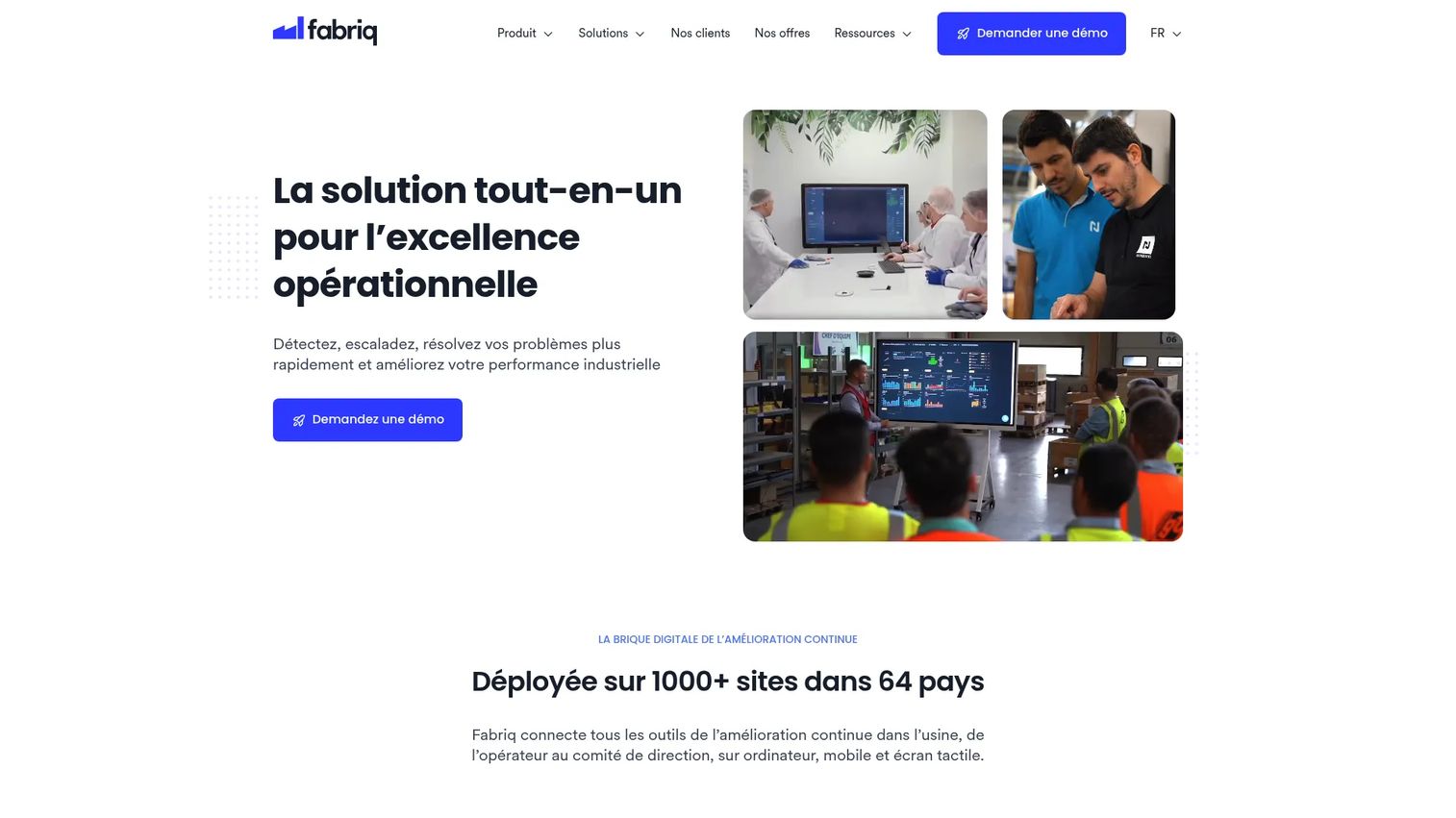 Fabriq manufacturing performance management software