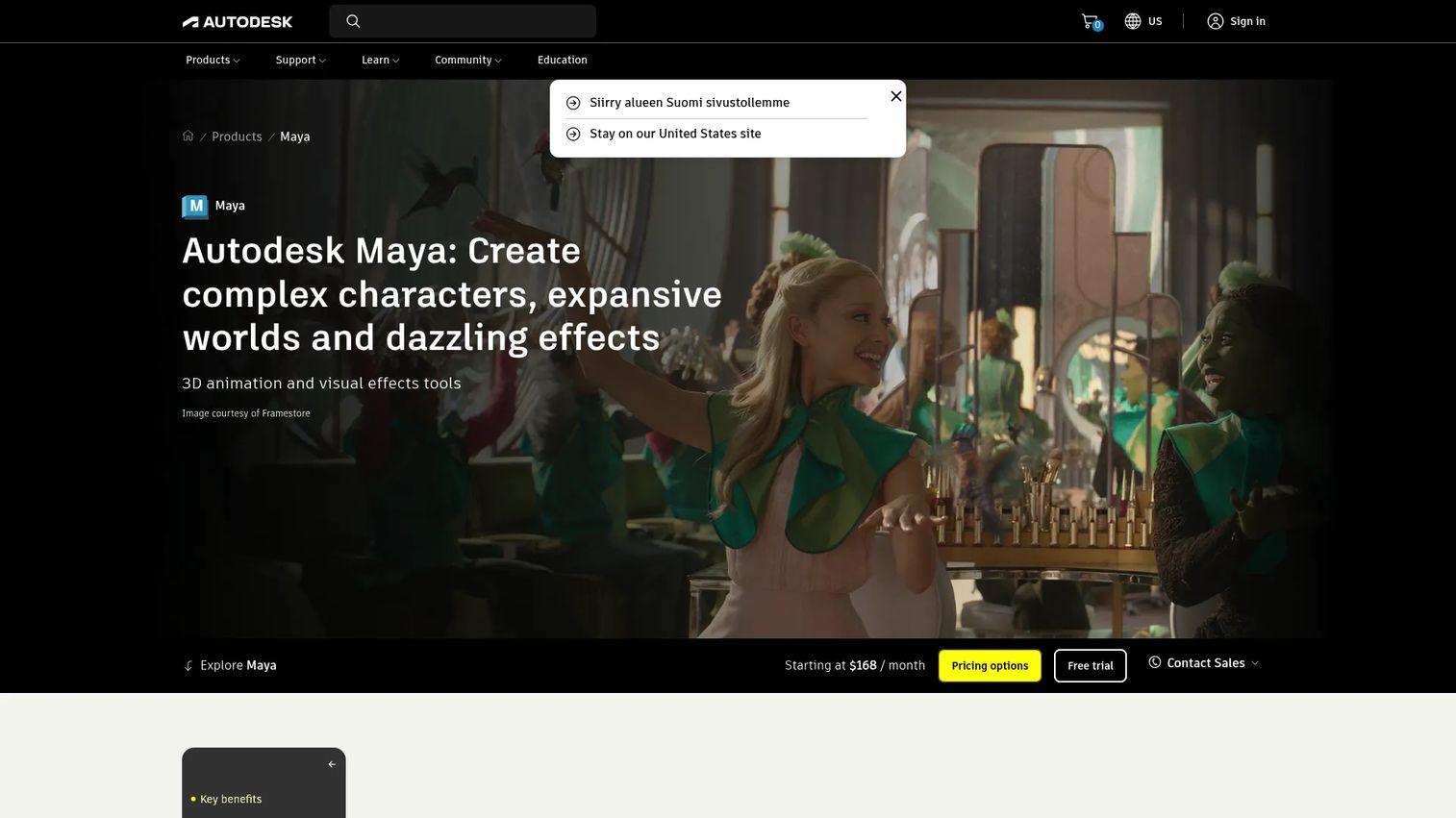 Autodesk Maya workflow for VR character animation and 3D environments