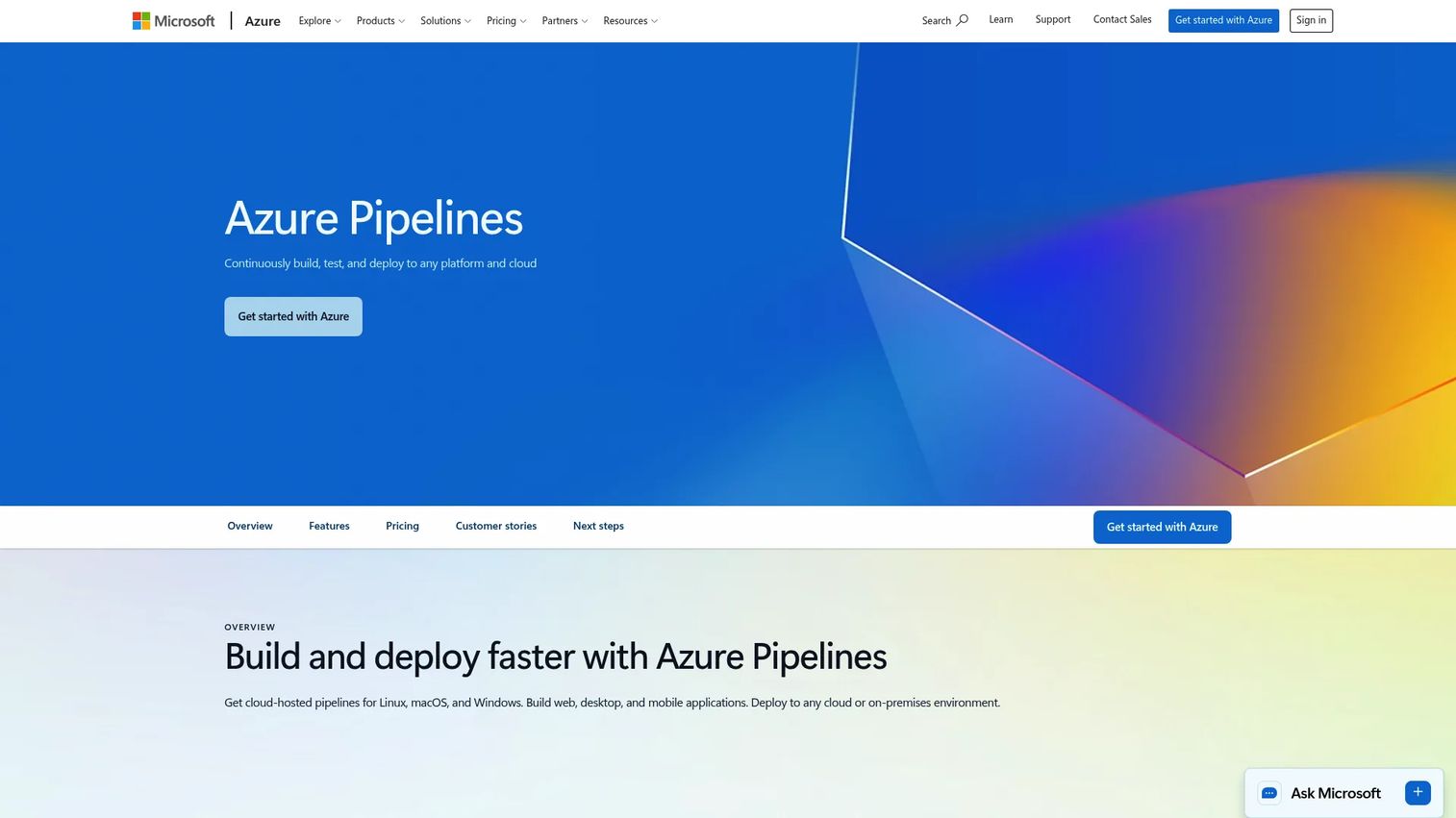 Azure Pipelines build and release dashboard