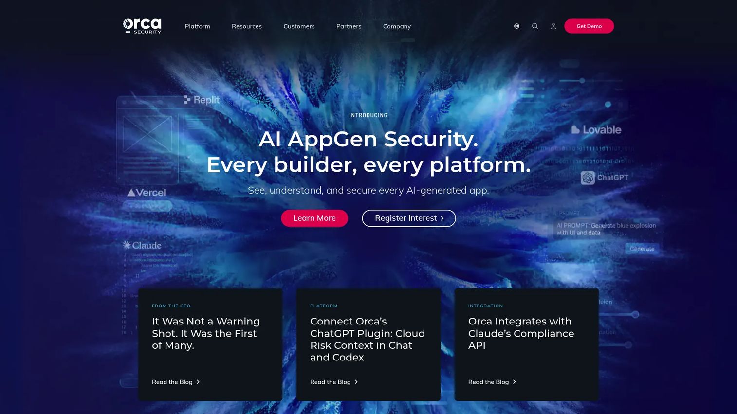 Orca Security cloud risk prioritization dashboard