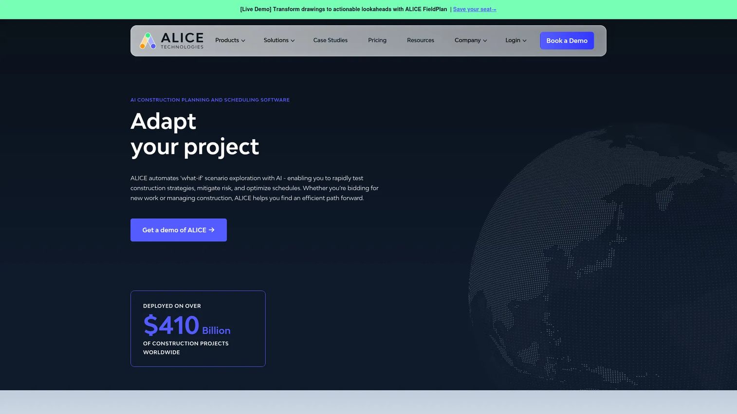 ALICE oil and gas construction scheduling software