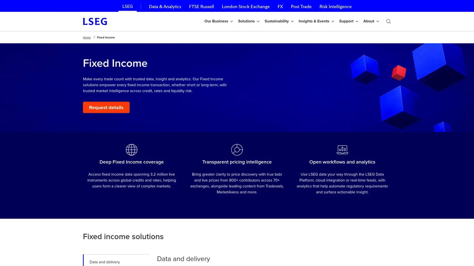 LSEG fixed income pricing, curve, and reference data platform.