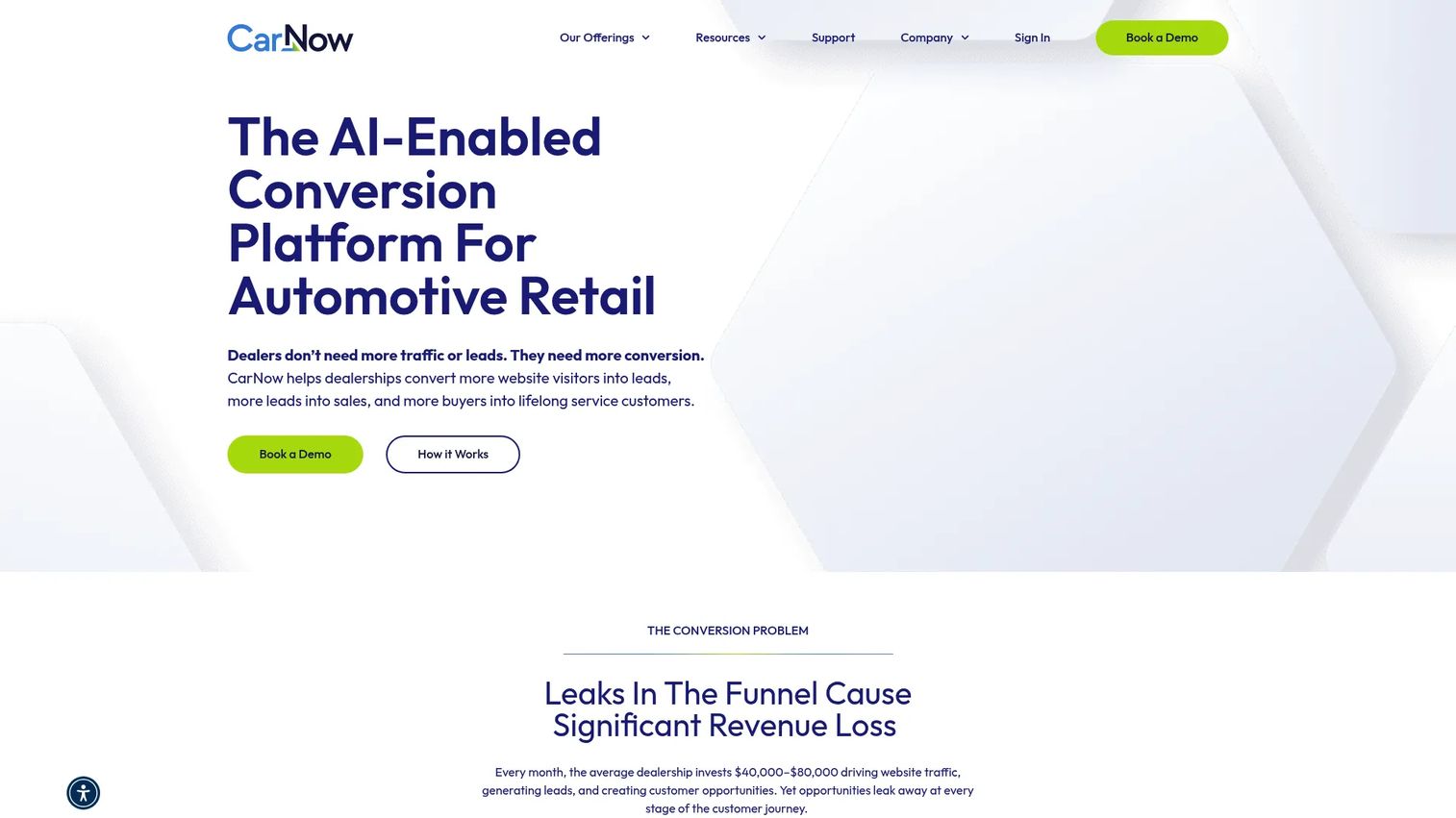 CarNow conversational retail platform for dealership shoppers