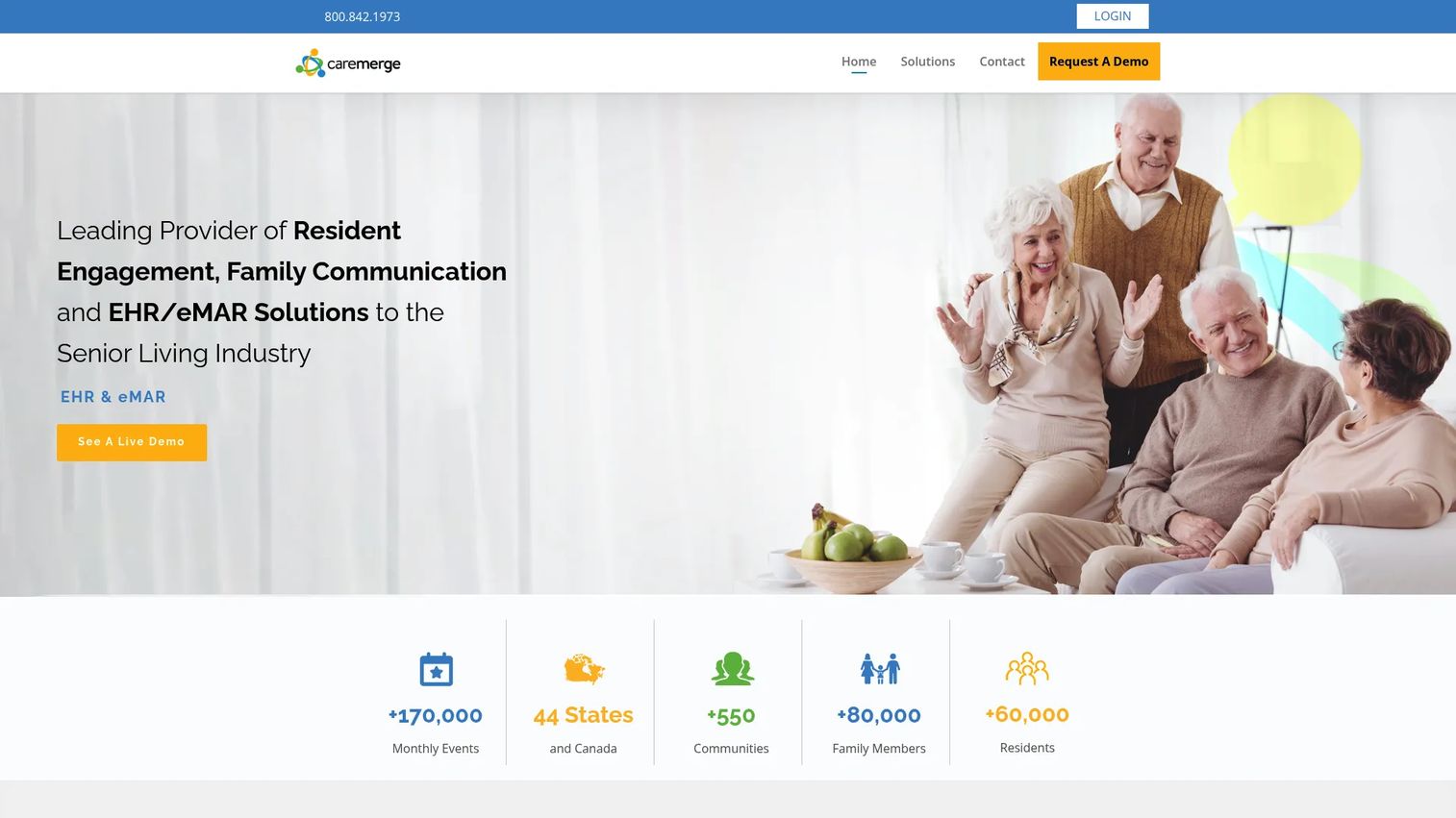 Caremerge eMAR for senior living medication administration and resident care