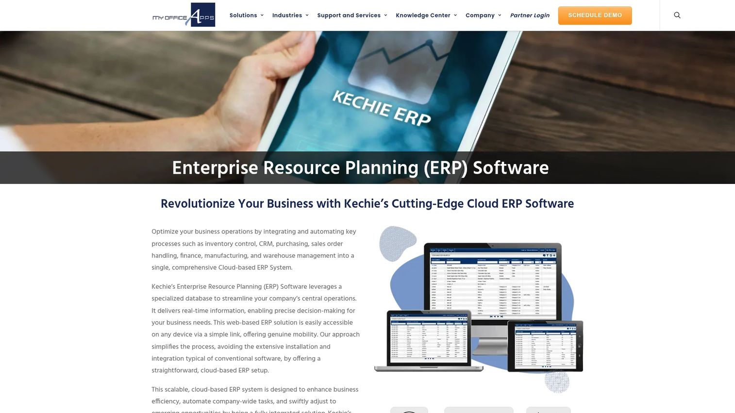 Kechie homepage screenshot