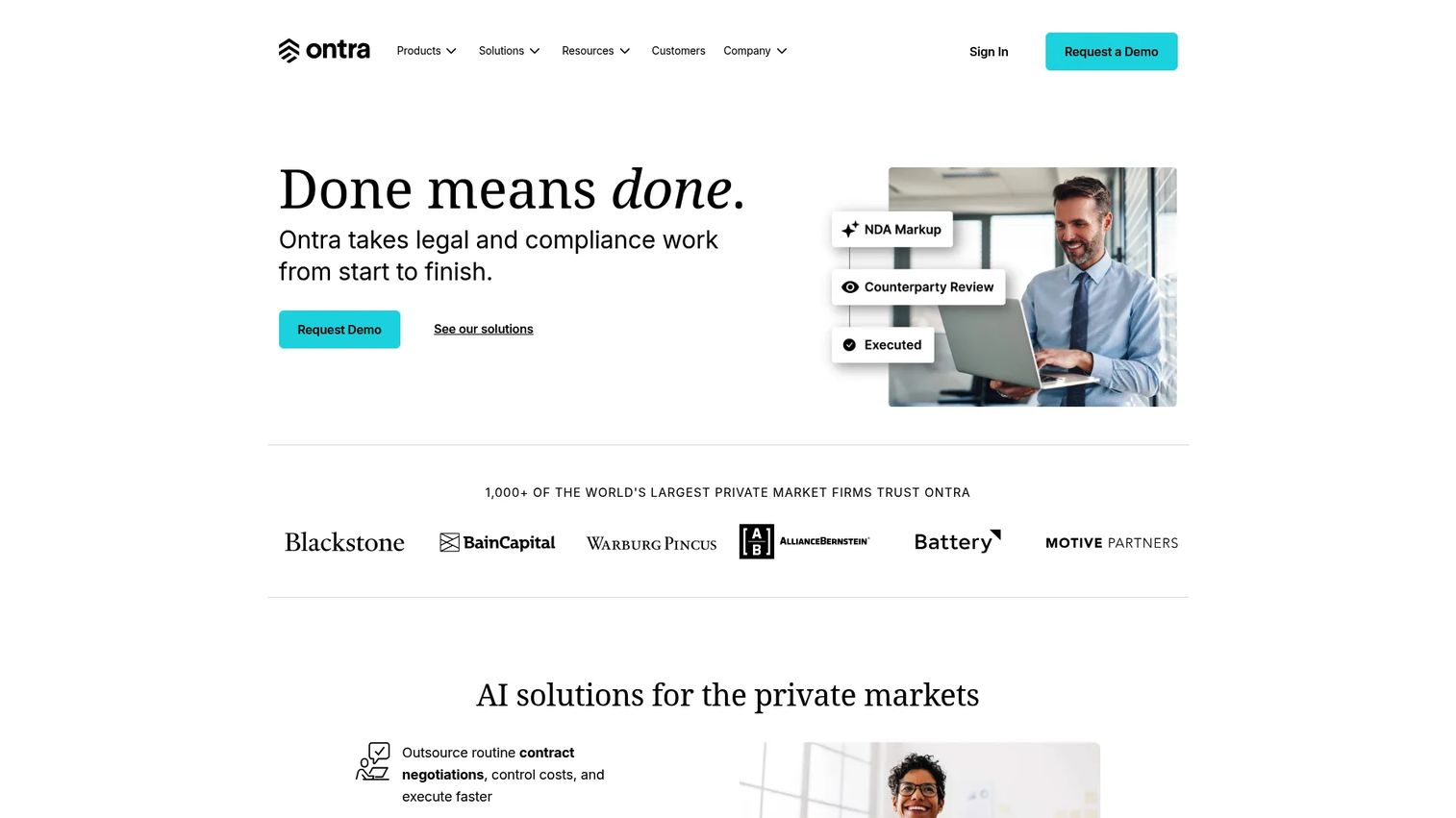 Atlas by Ontra entity administration platform for private equity