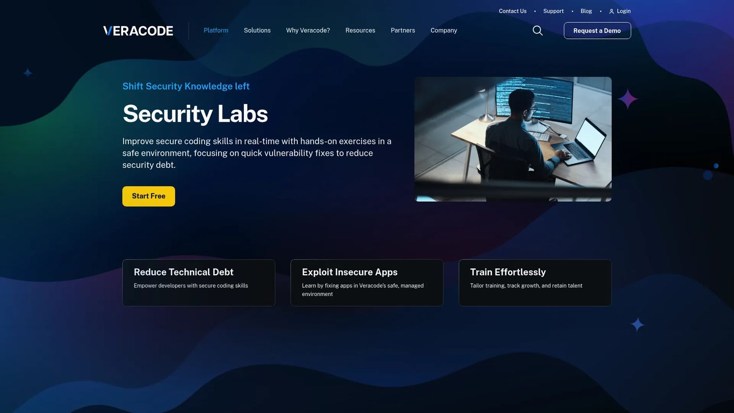 Veracode Security Labs hands-on secure coding exercise