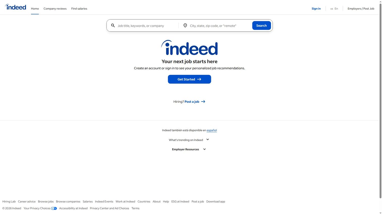 Indeed analyst marketplace job search results