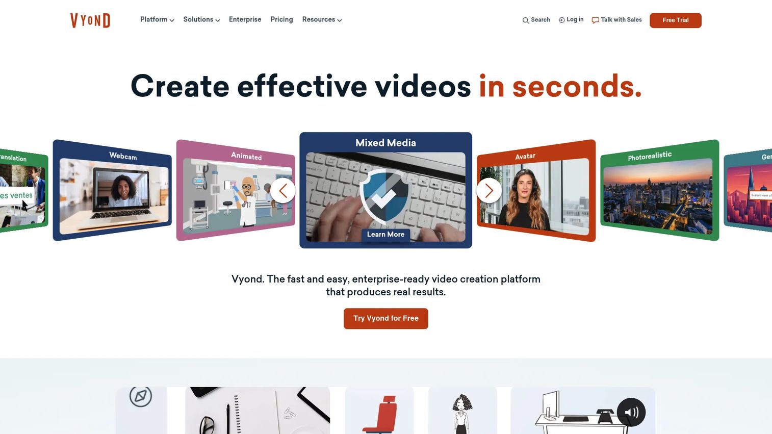 Vyond animated video editor with characters
