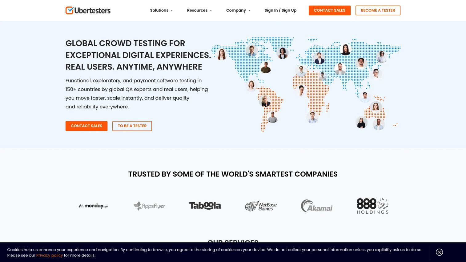 UberTesters mobile app testing service and crowdtesting platform