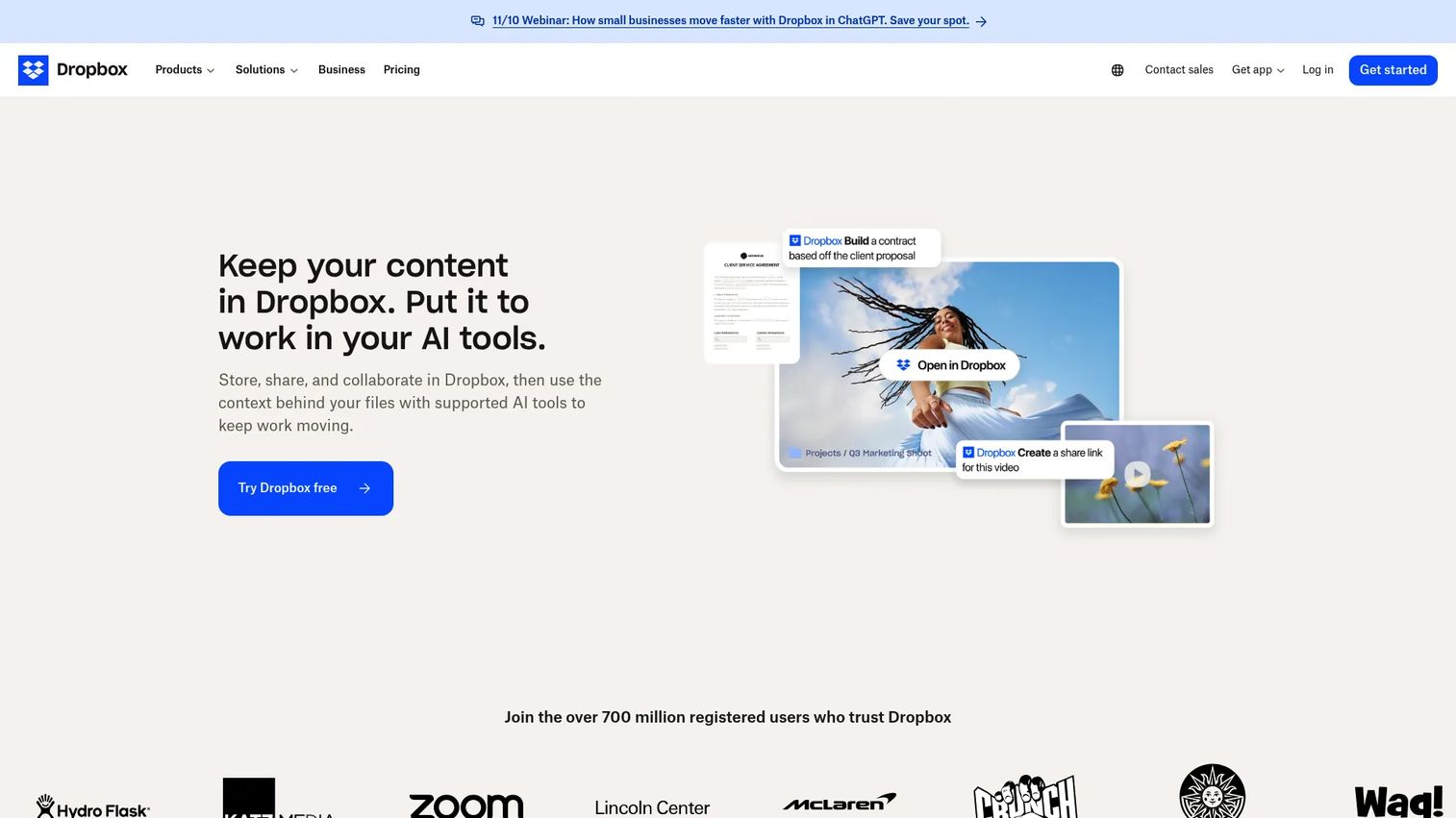 Dropbox file sharing for law firm documents