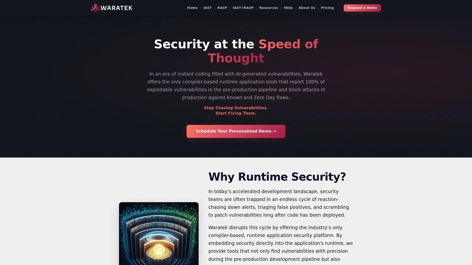 Waratek Java runtime application protection architecture