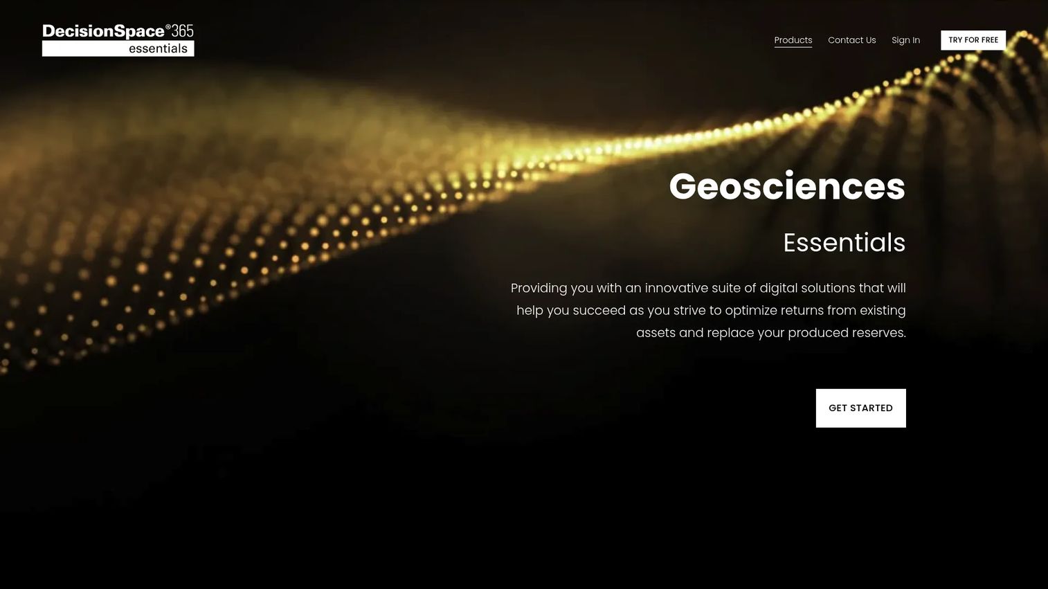DecisionSpace Geosciences workspace for integrated subsurface interpretation.