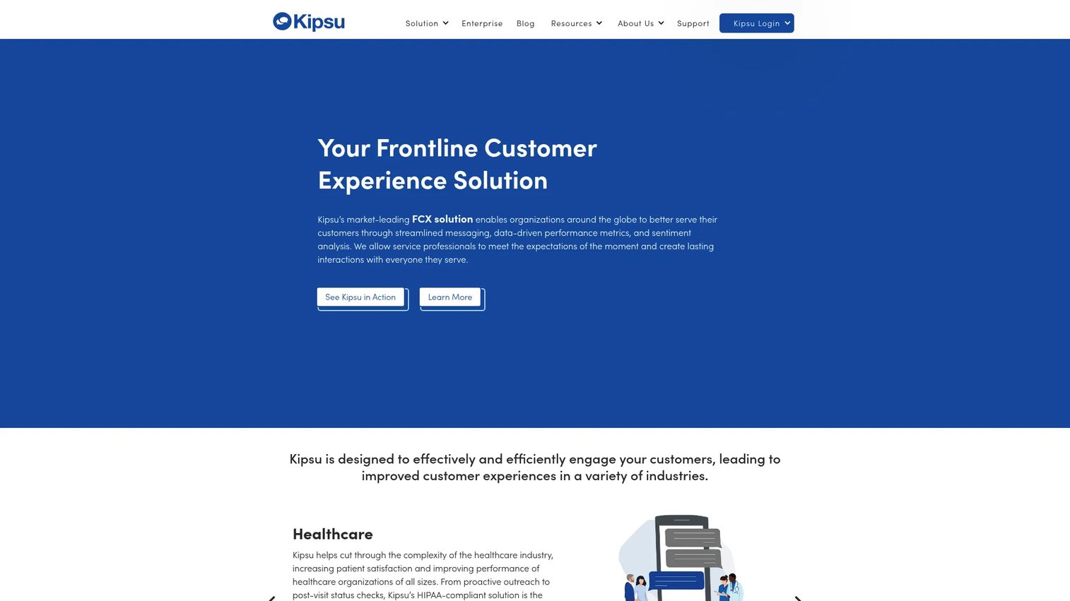 Kipsu hospitality guest messaging interface for service teams