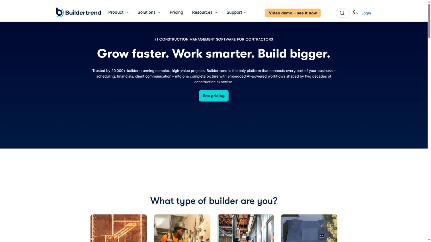 Buildertrend residential construction schedule with client and subcontractor coordination