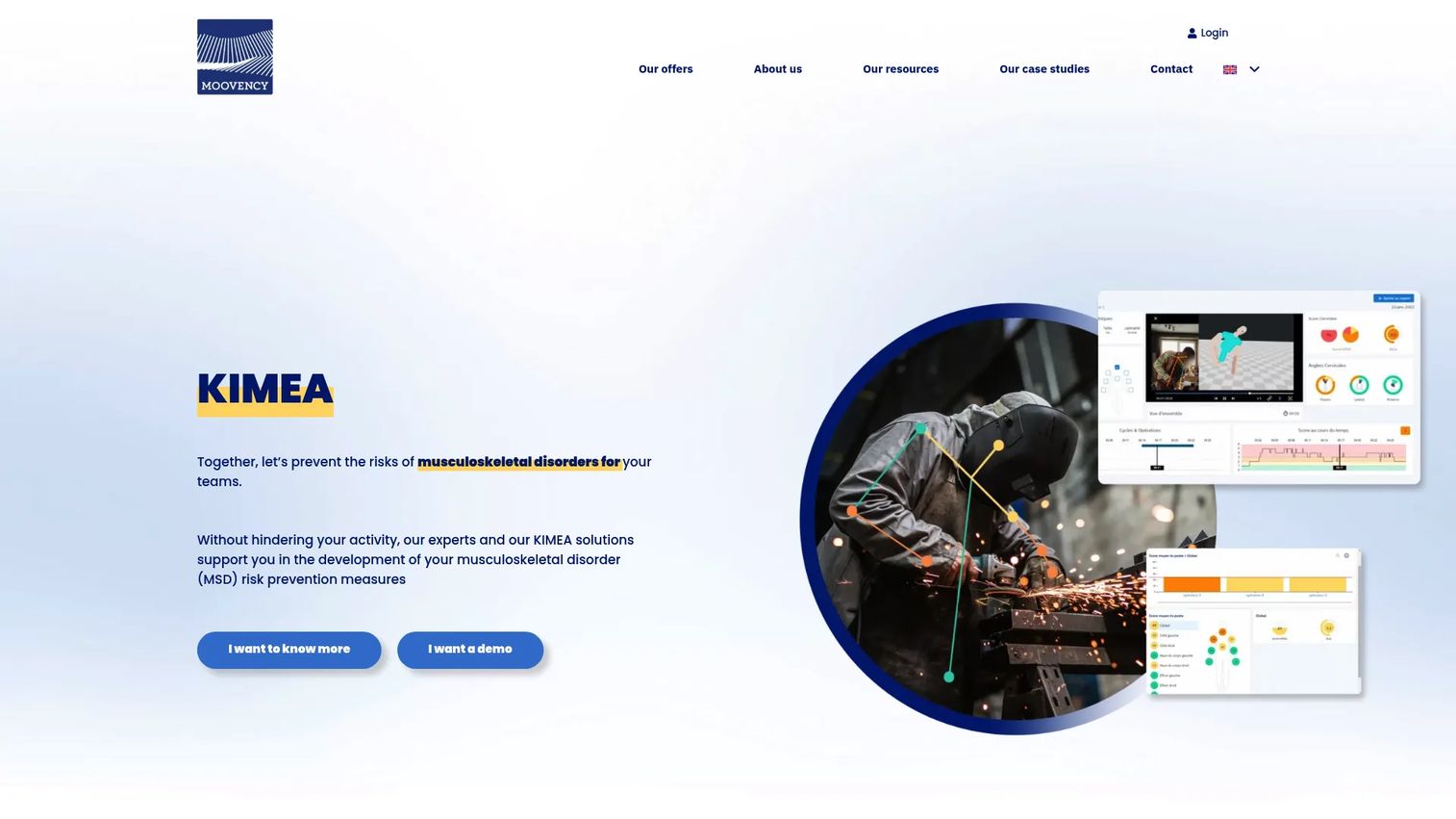 Moovency video-based ergonomics software for posture and motion analysis