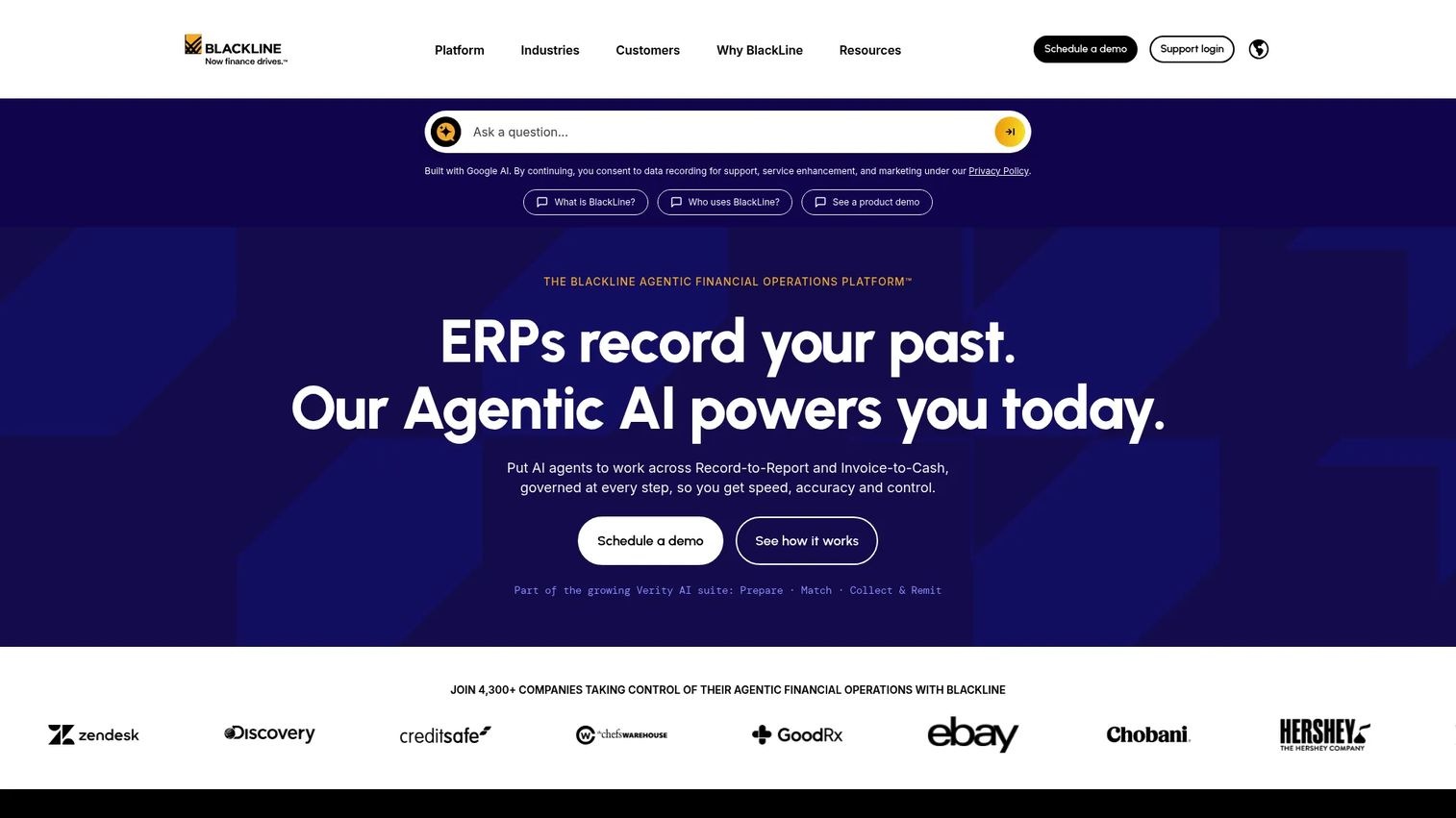 BlackLine invoice-to-cash and finance automation platform