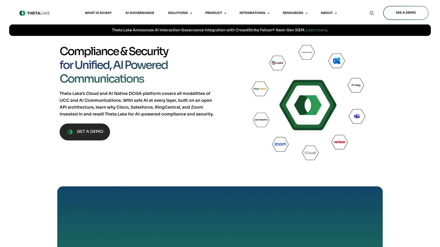 Theta Lake Risk and Compliance Suite for voice, video, chat, and meeting supervision