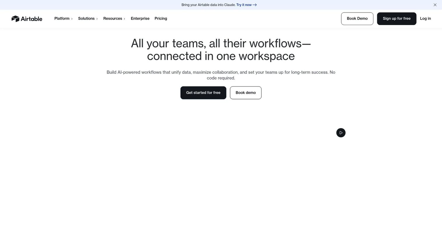 Airtable base for research insights