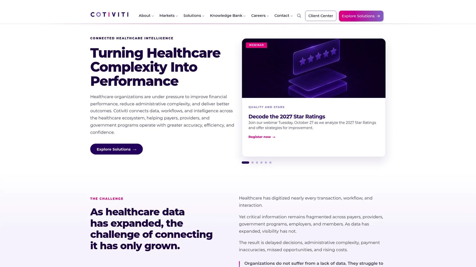 Cotiviti healthcare payment and risk analytics