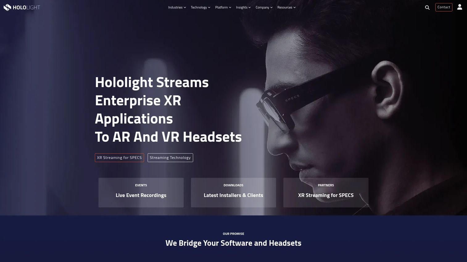 Holo-Light XR streaming platform