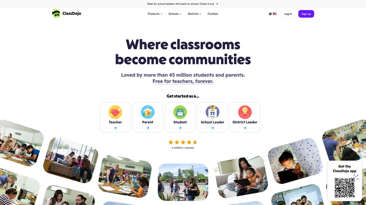 ClassDojo classroom messaging and family engagement app