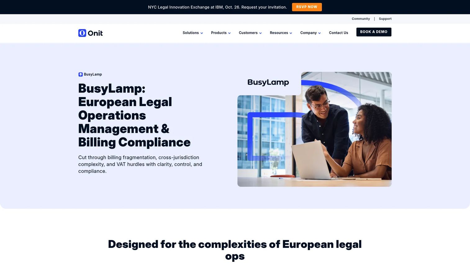 BusyLamp European legal spend management and eBilling platform