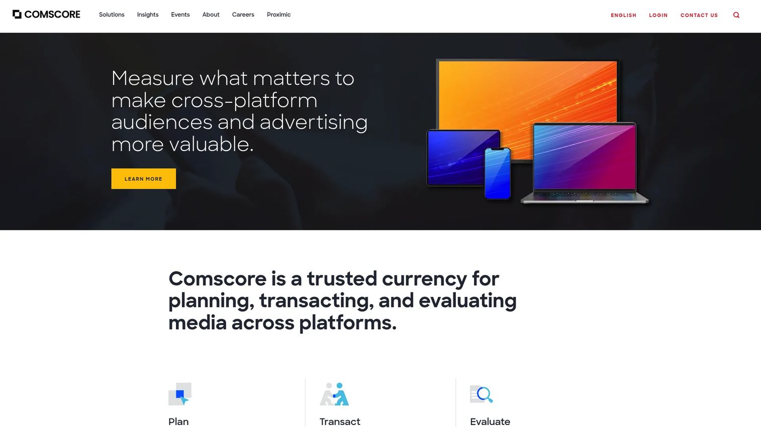 Comscore cinema analytics and box office reporting