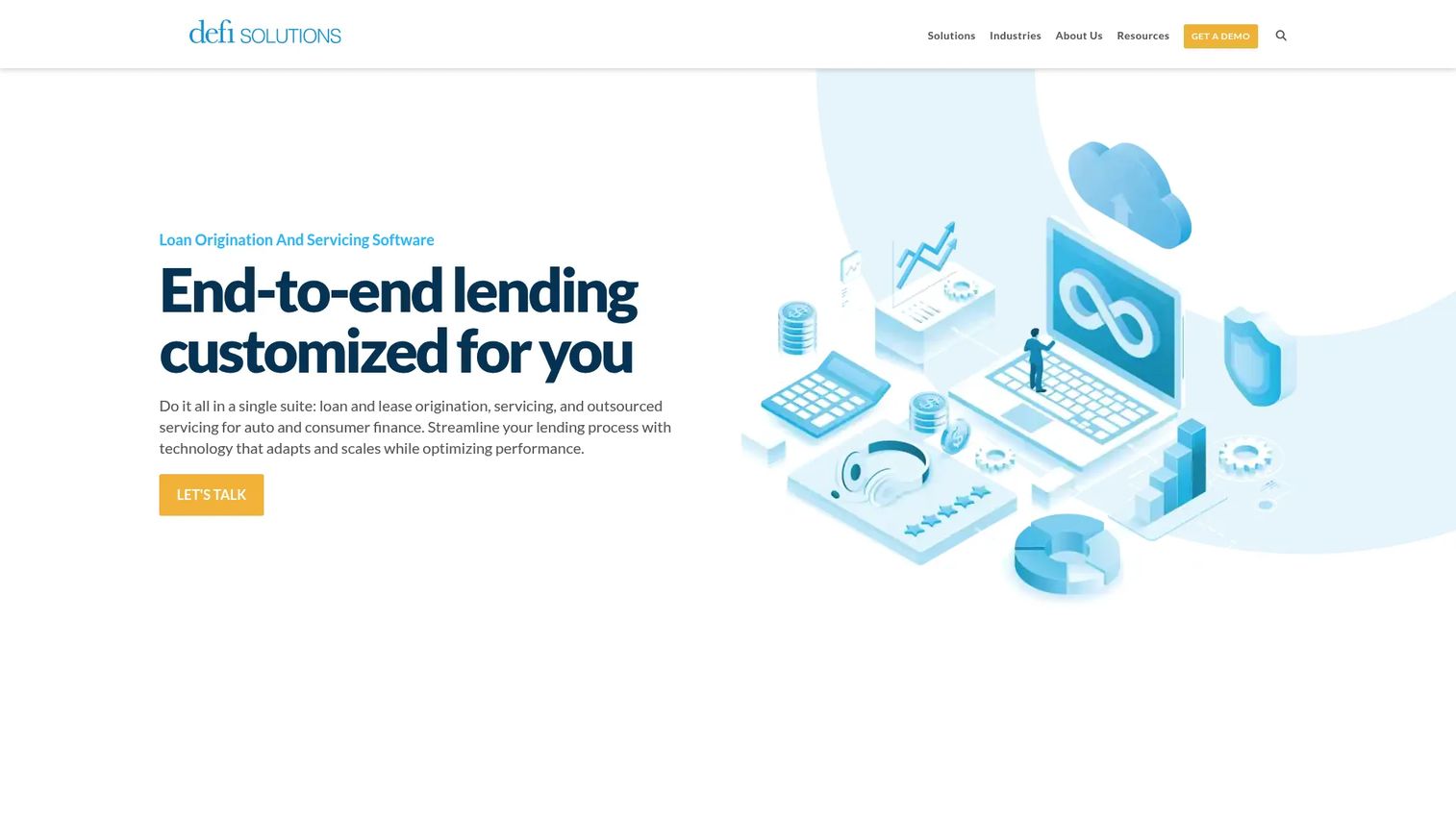 defi SOLUTIONS auto lending software platform