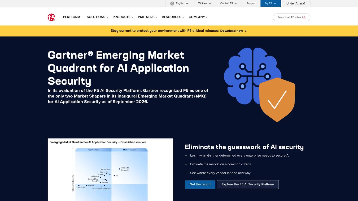 F5 Distributed Cloud API Security dashboard for distributed API protection