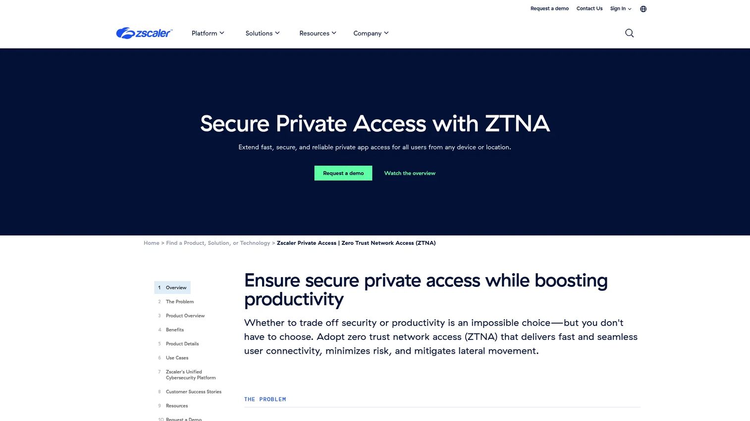 Zscaler Private Access private application access architecture