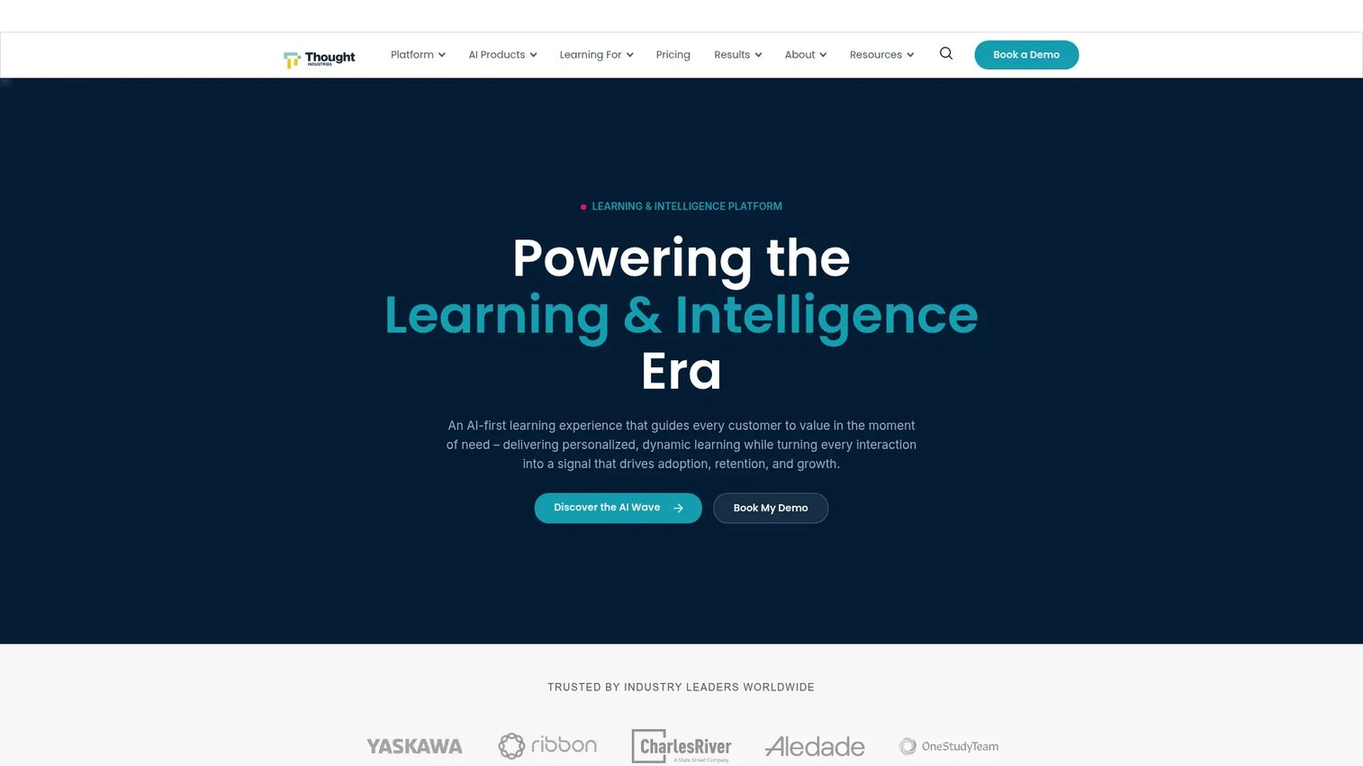 Thought Industries customer education platform