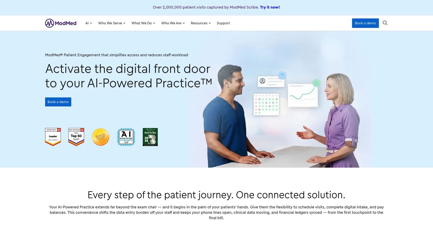 Klara patient messaging workflow for healthcare practices