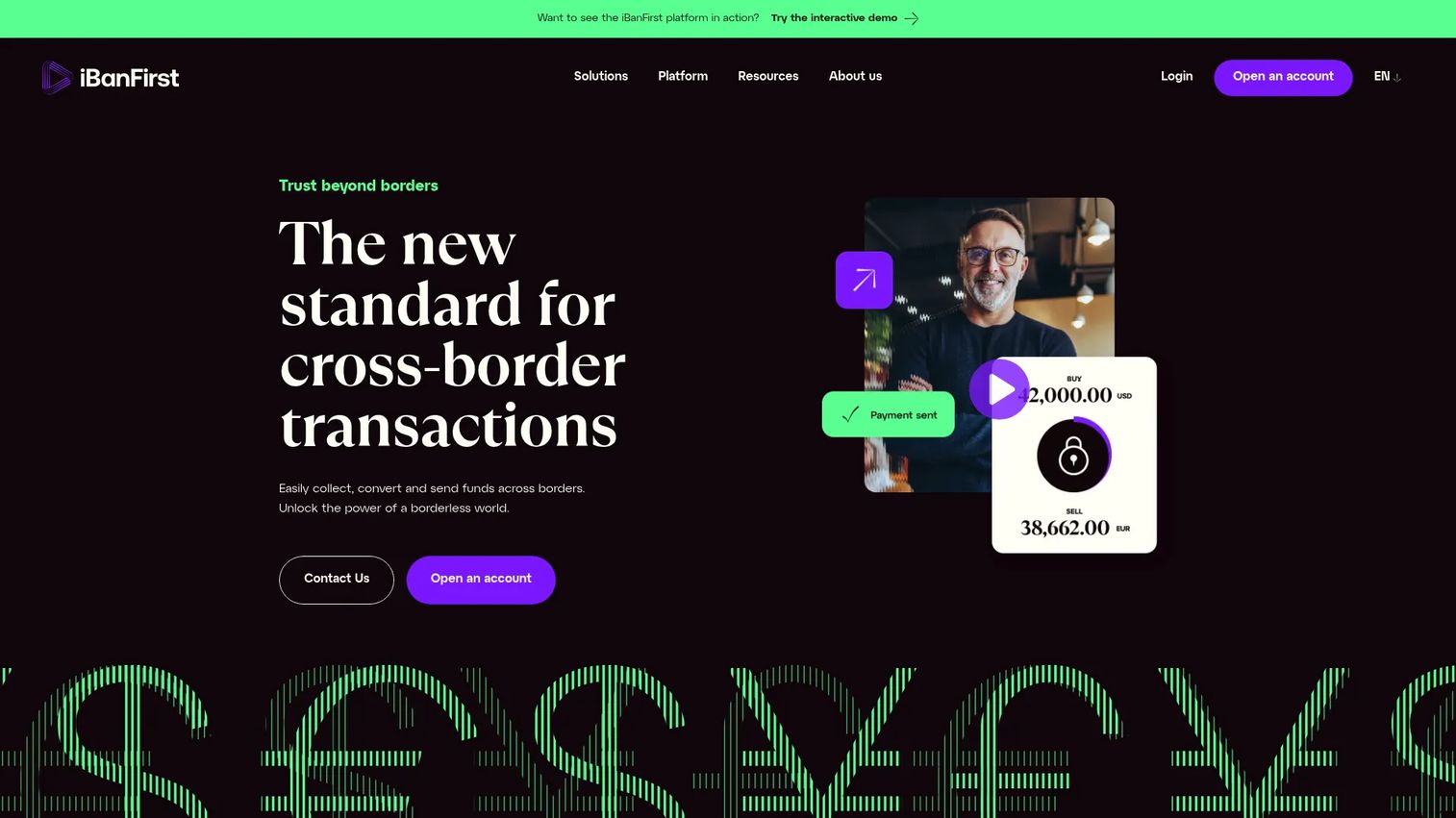 iBanFirst international payments and FX management platform
