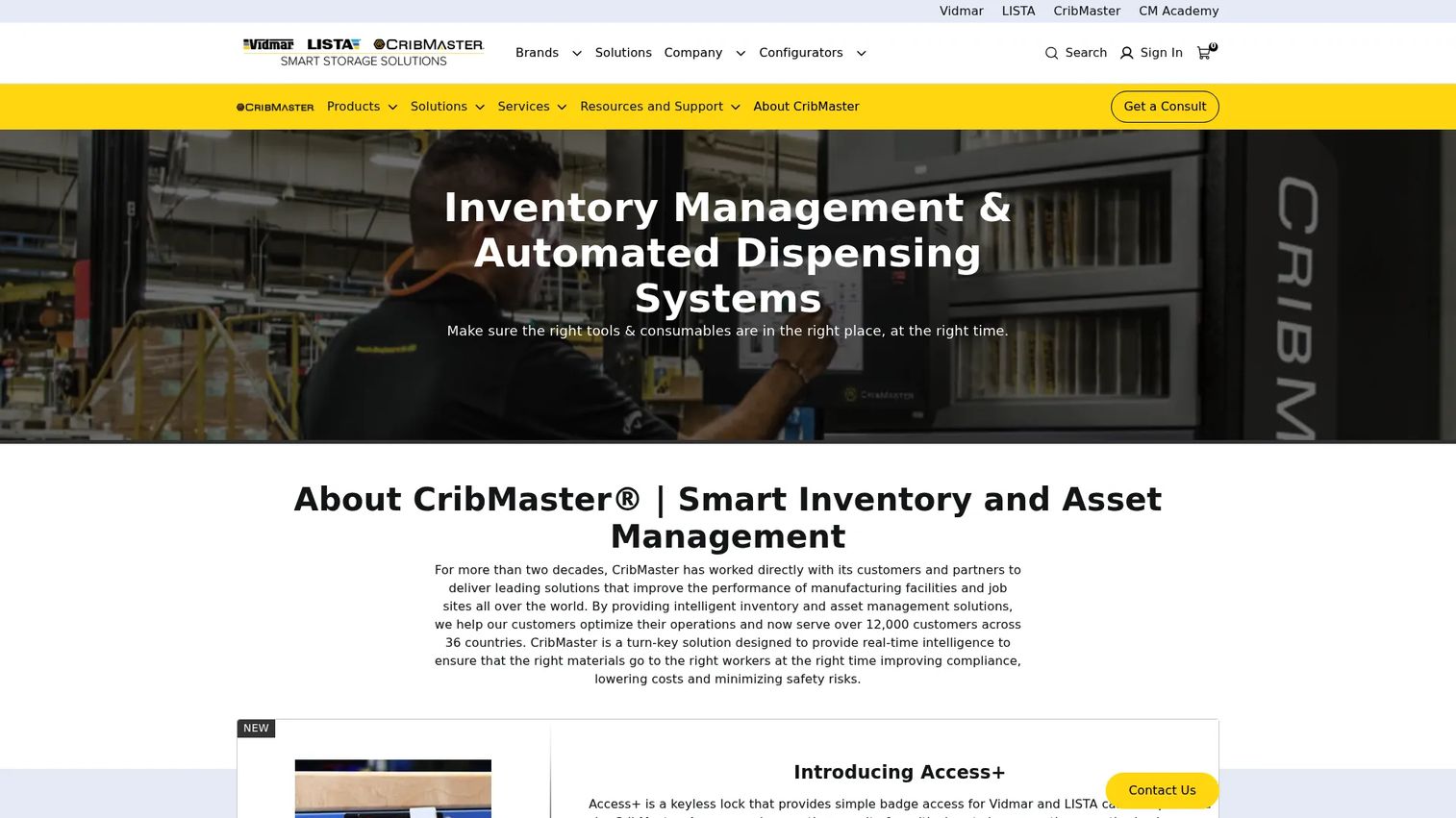 CribMaster enterprise tool crib software for industrial inventory control.